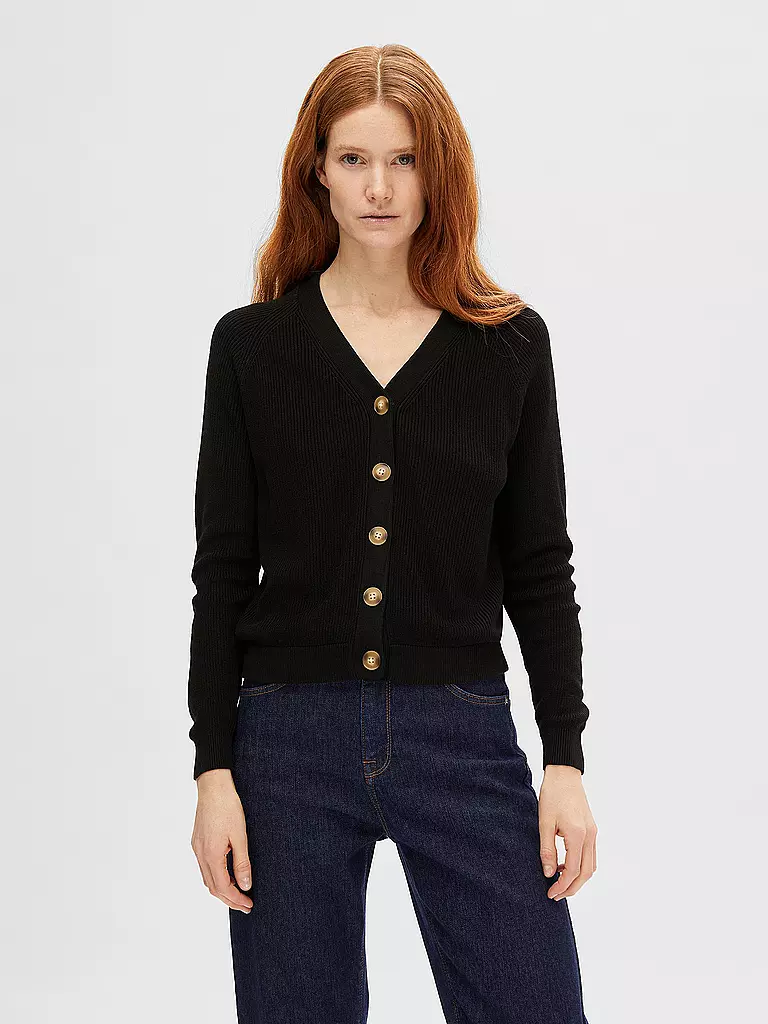 SELECTED FEMME Cardigan SLFELINNA schwarz