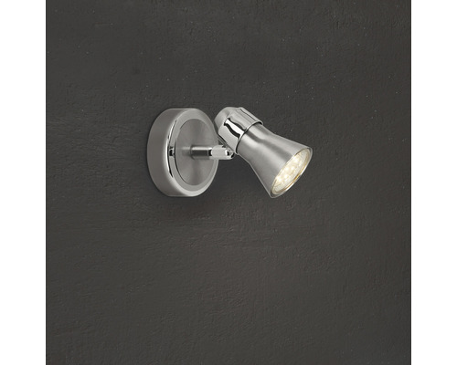 LED wandspot 2,5W 250 lm 3000 KB 11 cm ijzer/chroom