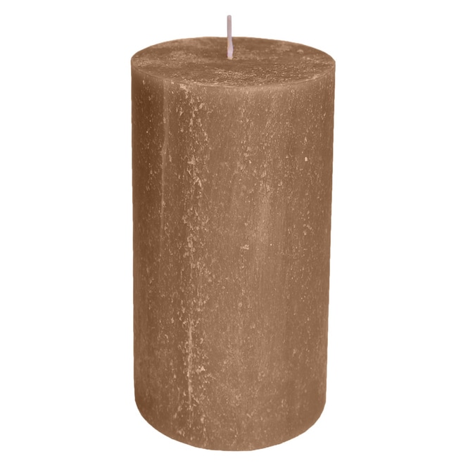 Stumpenkerze - Rustic - ca. 7 x 13 cm - gold
