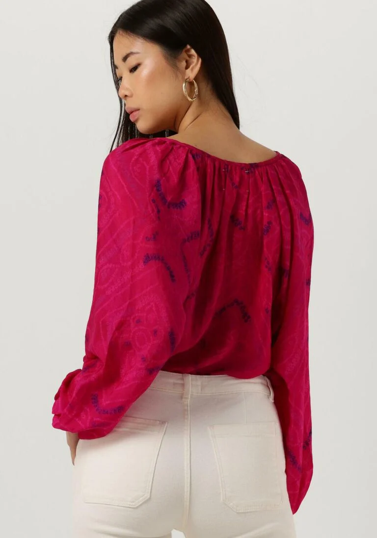 SISSEL EDELBO roze sissel edelbo blouse jakarta silk blouse