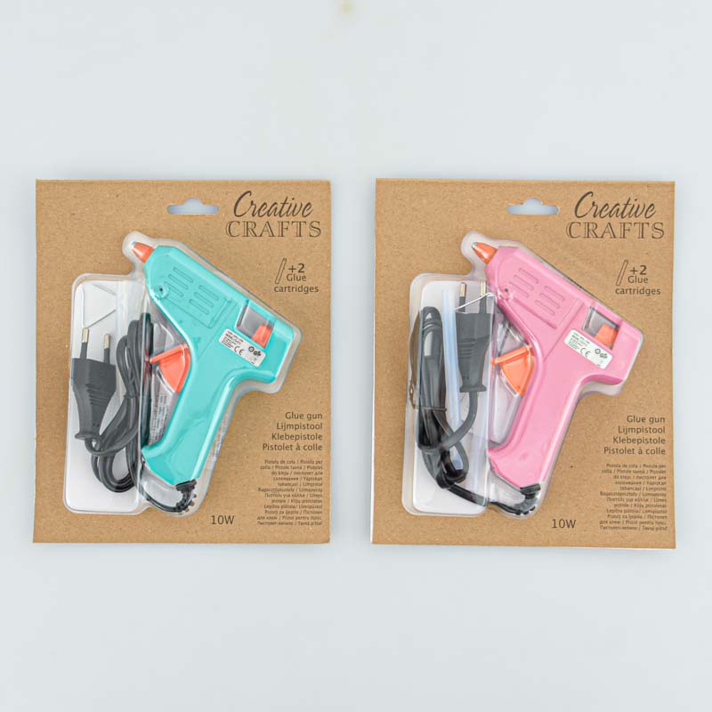 Pistolet à colle avec 2 recharges