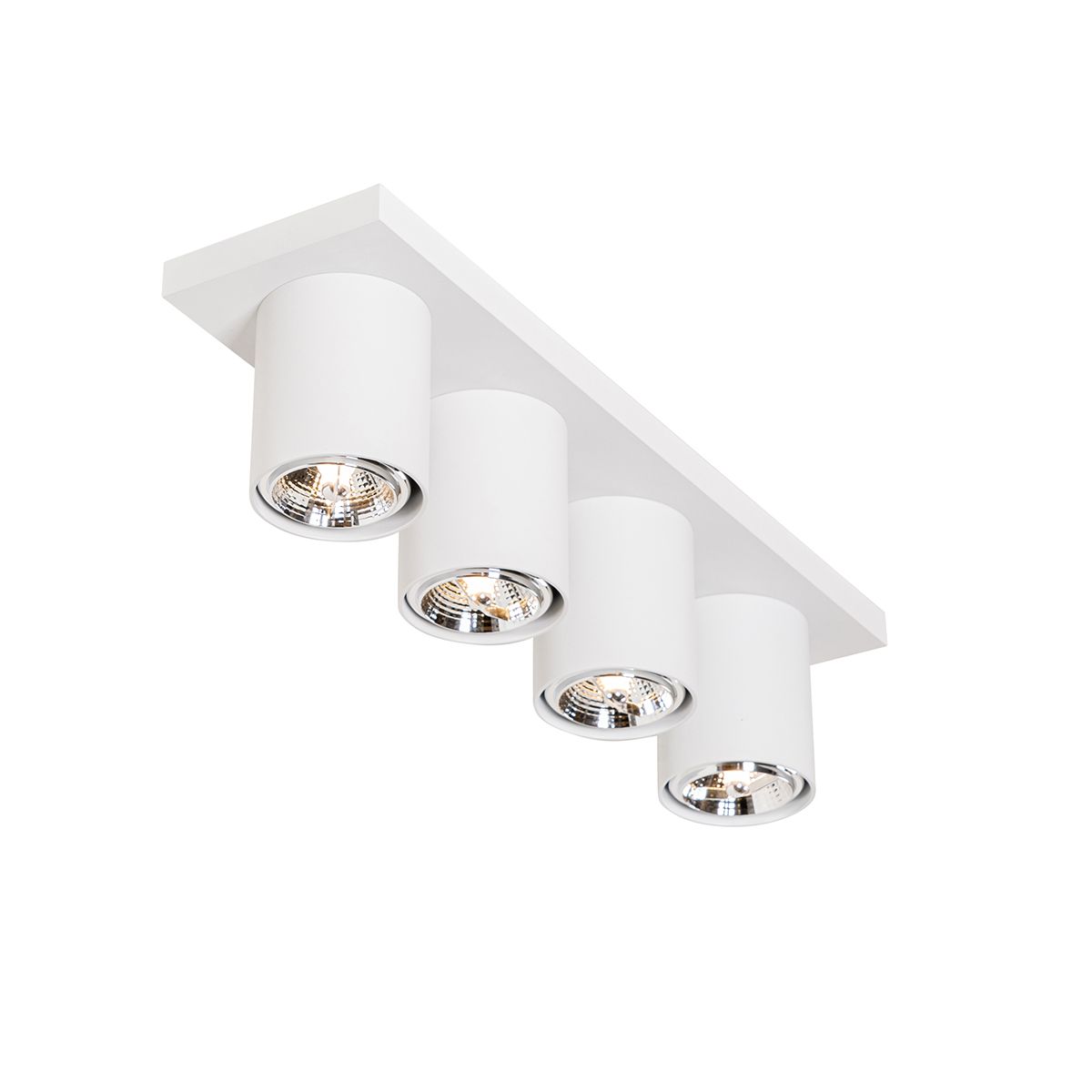 Moderne plafondspot wit 4-lichts - Tubo