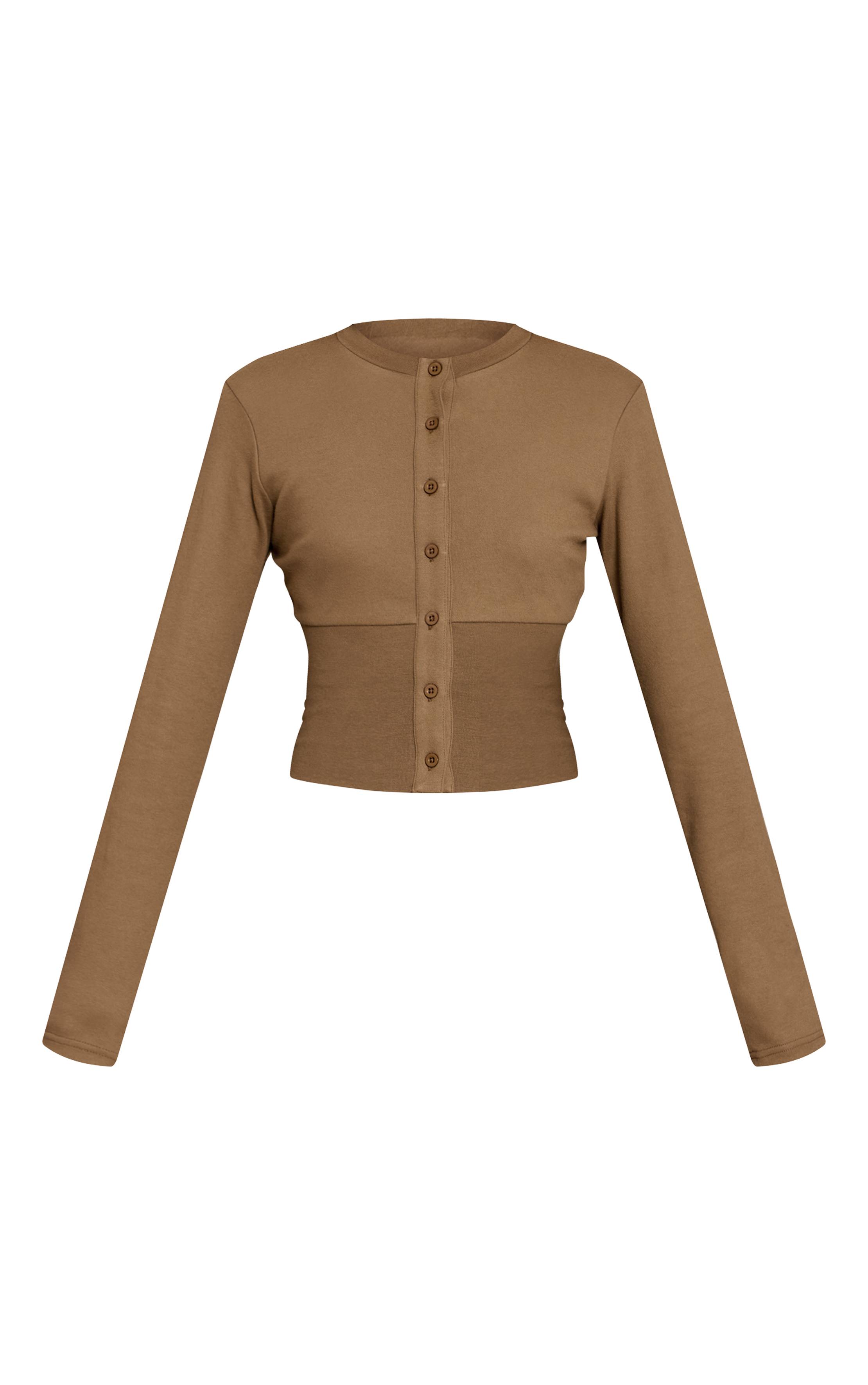 Taupe Ensemble Coordonné Haut Ultra Doux