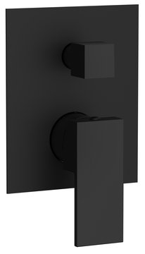 Sapho Cubemix thermostatische inbouw douchekraan zwart mat
