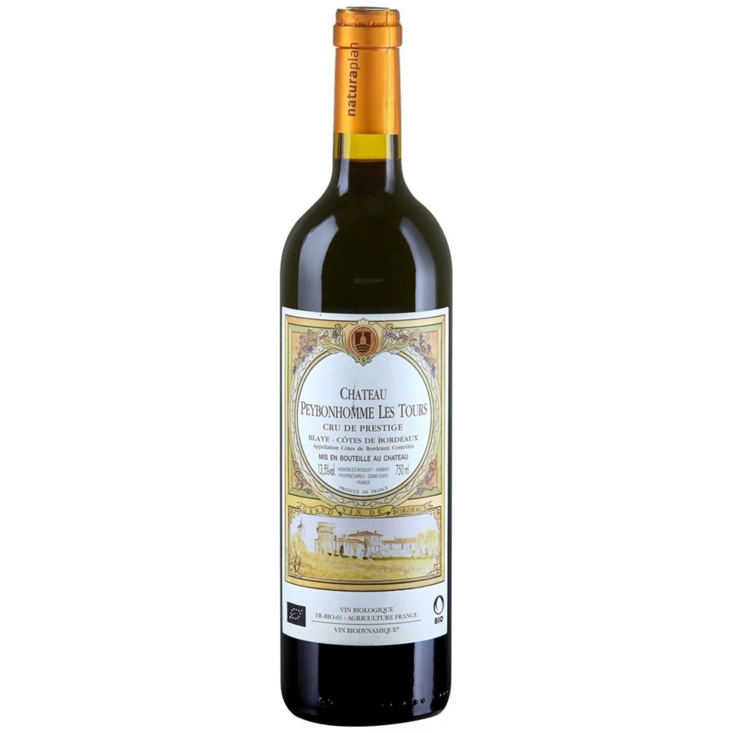 Naturaplan Bio Château Peybonhomme Les Tours AOC -75cl