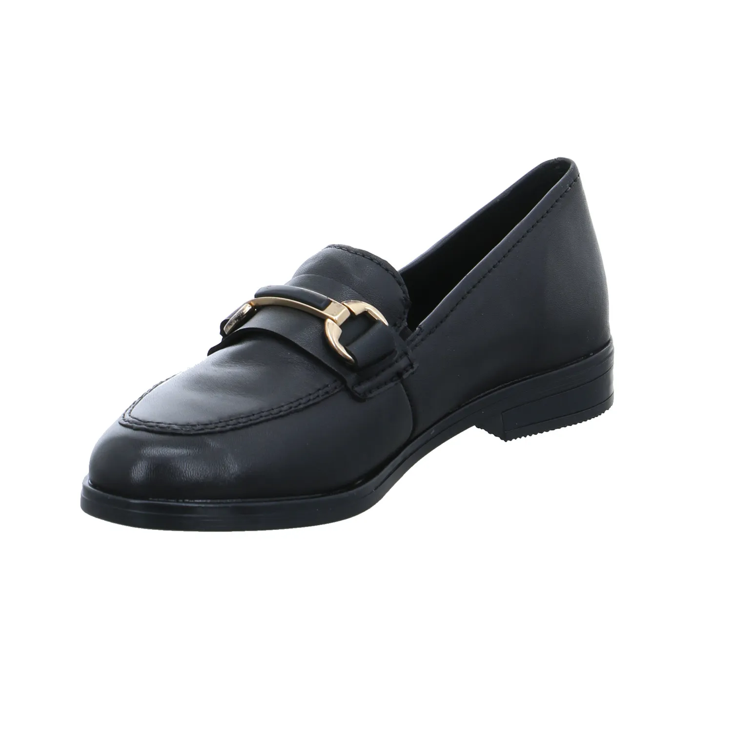 RIEKER Slipper Schwarz Leder
