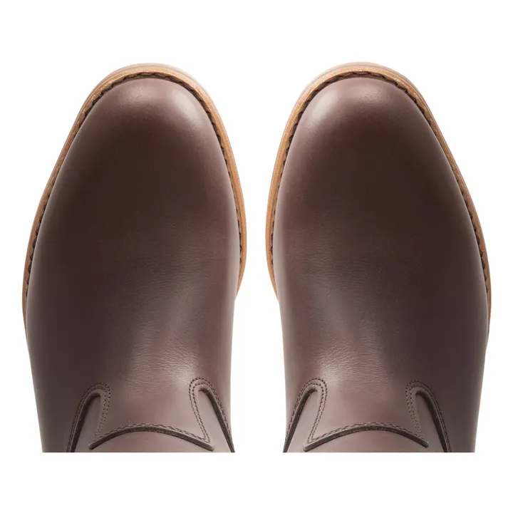 La Botte Gardiane Bottes Garance Cuir Gras | Café