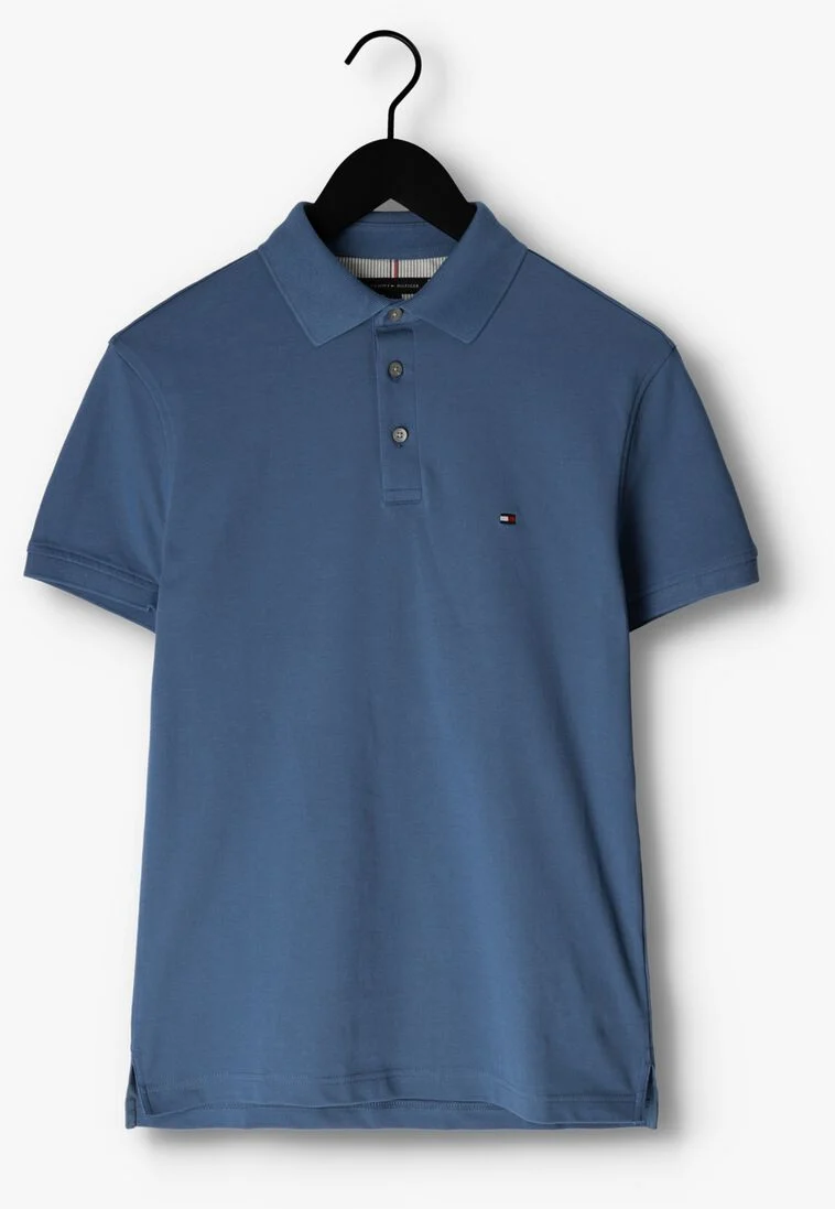 TOMMY HILFIGER blauwe tommy hilfiger polo 1985 slim polo