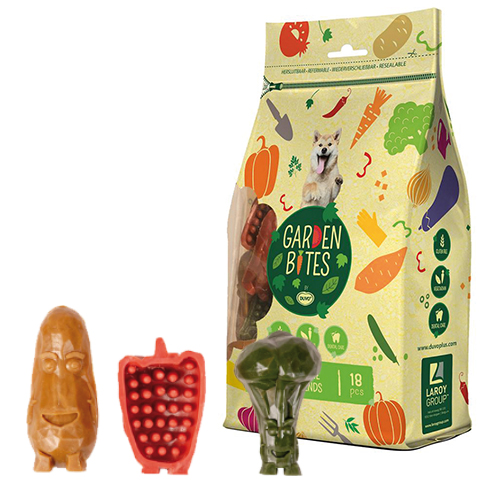 DUVO GARDEN BITES VEGGIE FRIENDS (BLISTER TS 6 CM 270 GR (18 UN))