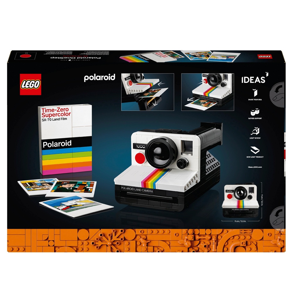 LEGO Ideas 21345 Polaroid OneStep SX-70 Kamera-Set für Erwachsene