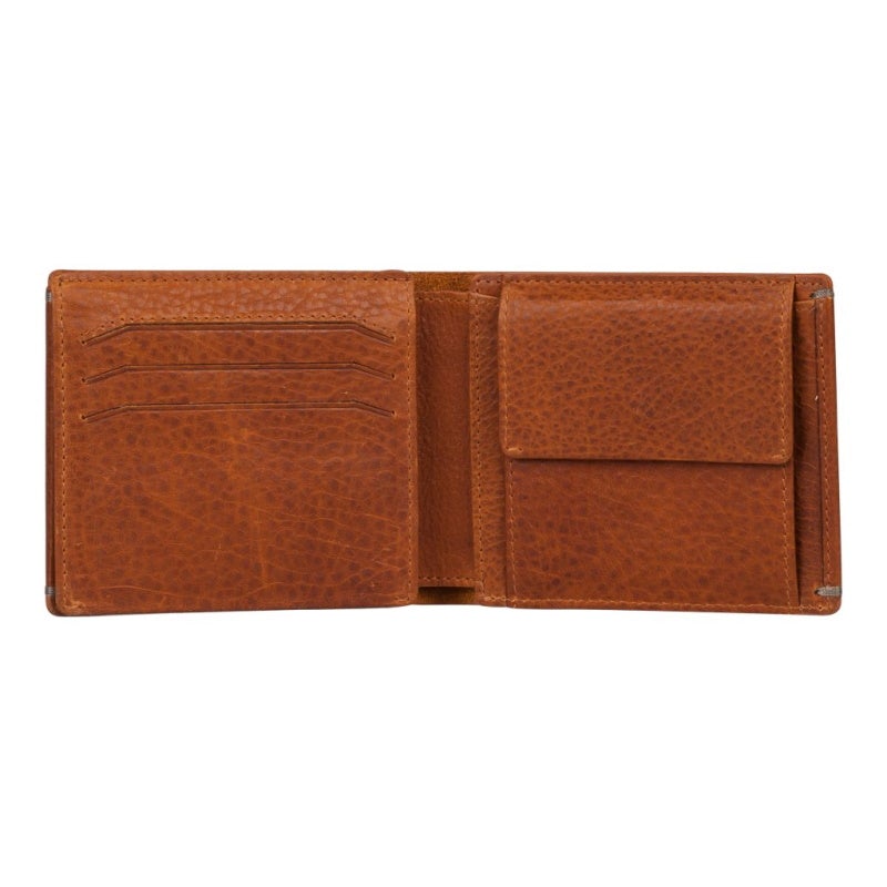 Burkely Antique Avery Low Flap Billfold Cognac