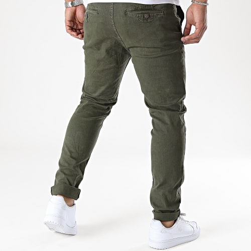 Pantalon Chino Vert Kaki