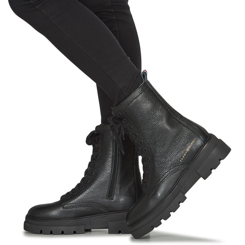 Tommy Hilfiger - MONOCHROMATIC LACE UP BOOT Negro
