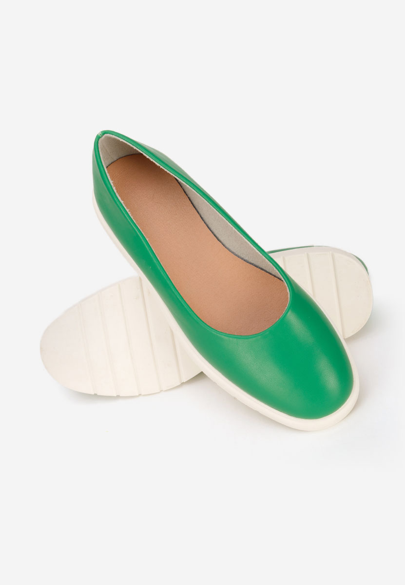 Ballerines femme vert Gimona