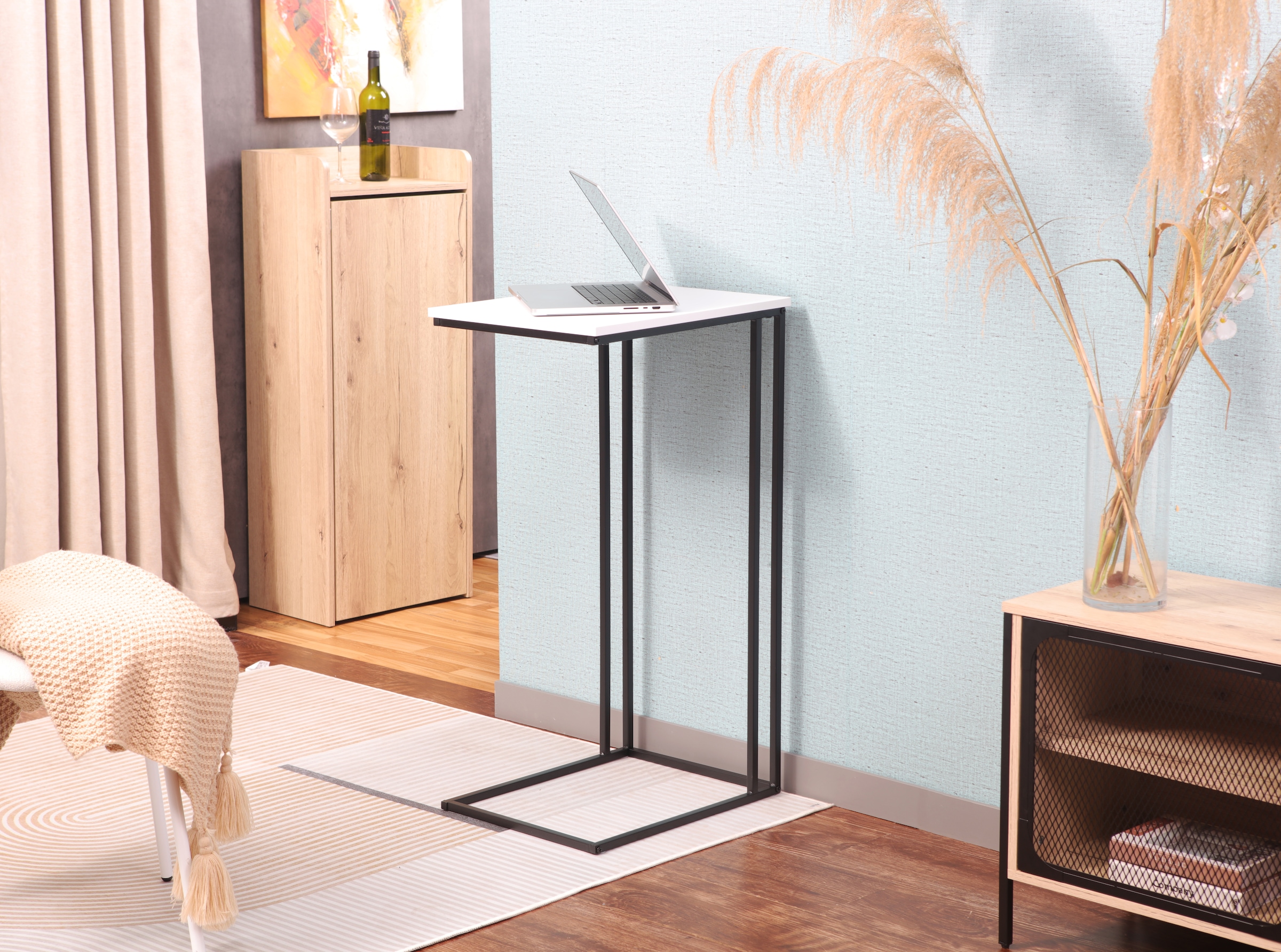 INOSIGN Beistelltisch »Sterling« 1 Stk. tlg. Nachttisch für ein Boxspringbett - Couchtisch (B/T/H): 50/40/91 cm