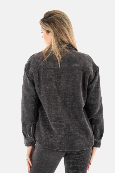 Chemisier sun valley ylaya 1472 gris foncechine