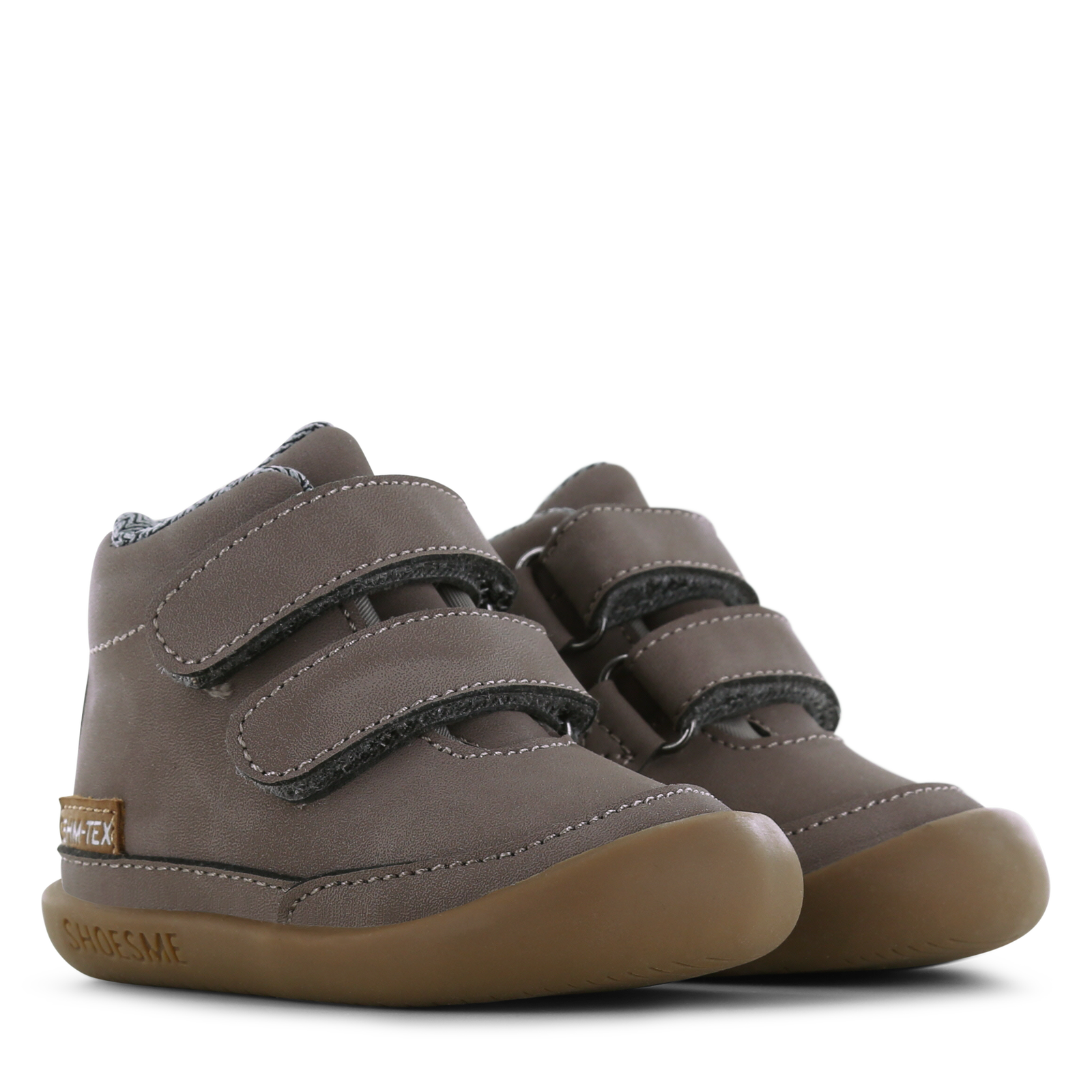 Shoesme Water-Proof grijze bootie Microfiber leer | Jongens schoenen
