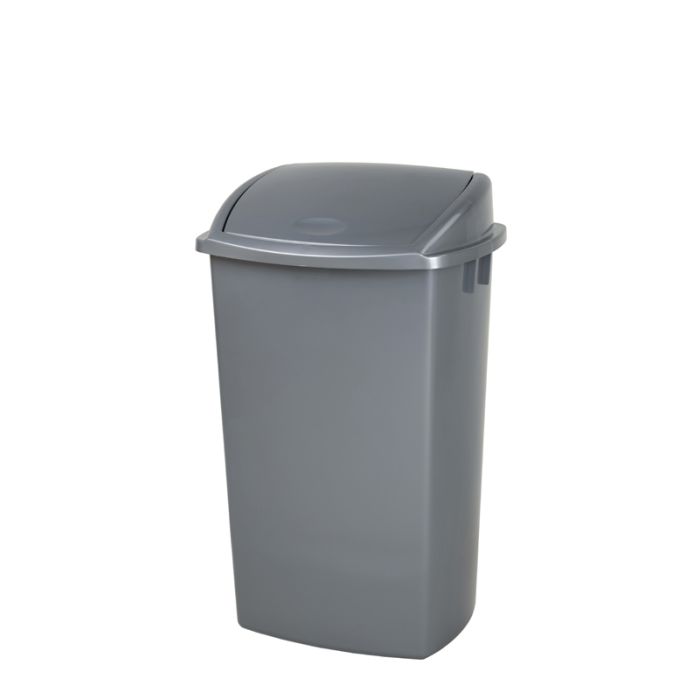 Grijze Afvalbak Swing 50 liter (VB009318)