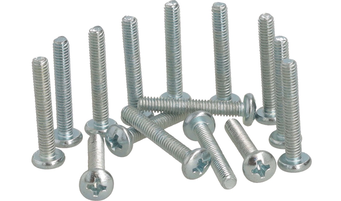 Maskinskruer PH M4x25 mm - 15 stk.