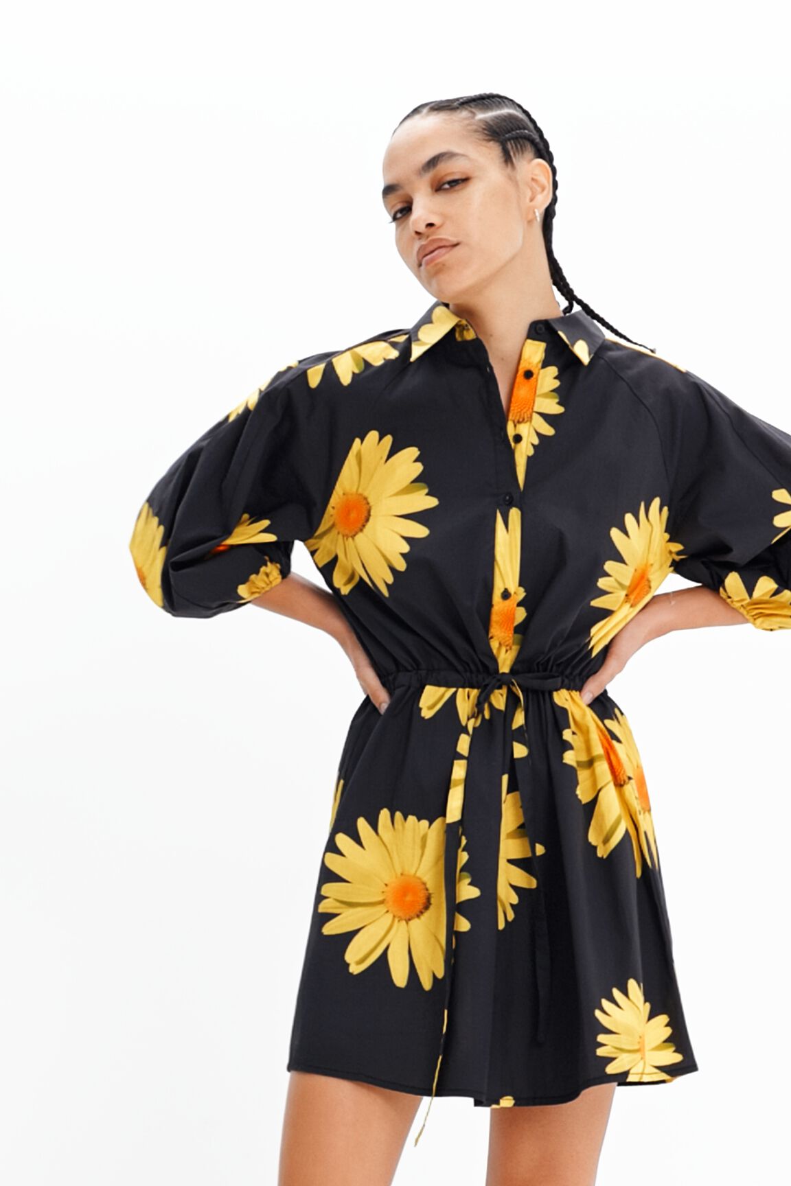 Vestido camisa margarida M. Christian Lacroix