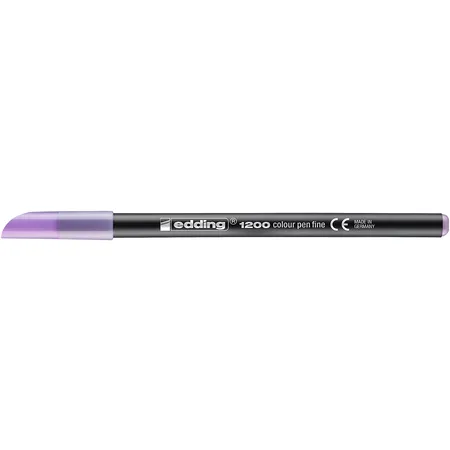 edding 1200 Fasermaler colourpen pastell, 1mm, beerig Lavendel