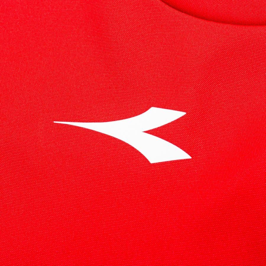 Diadora Sweat Equipo - Rouge/Blanc Enfant