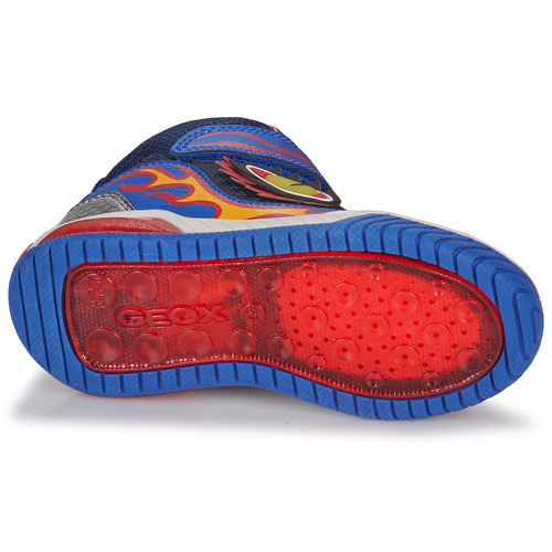 Geox - J INEK BOY D - Bleu / Rouge