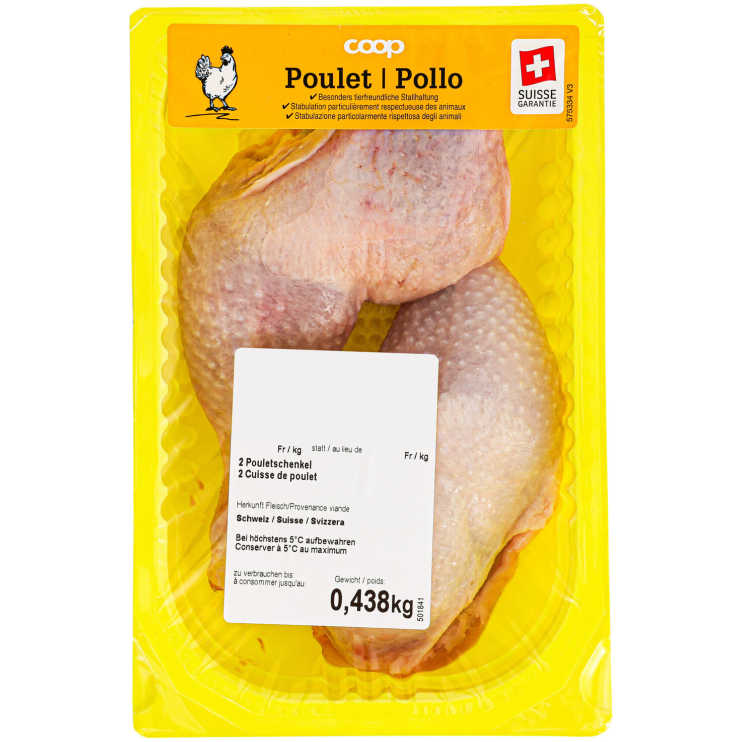 Pouletschenkel 2 Stück ca. 410g