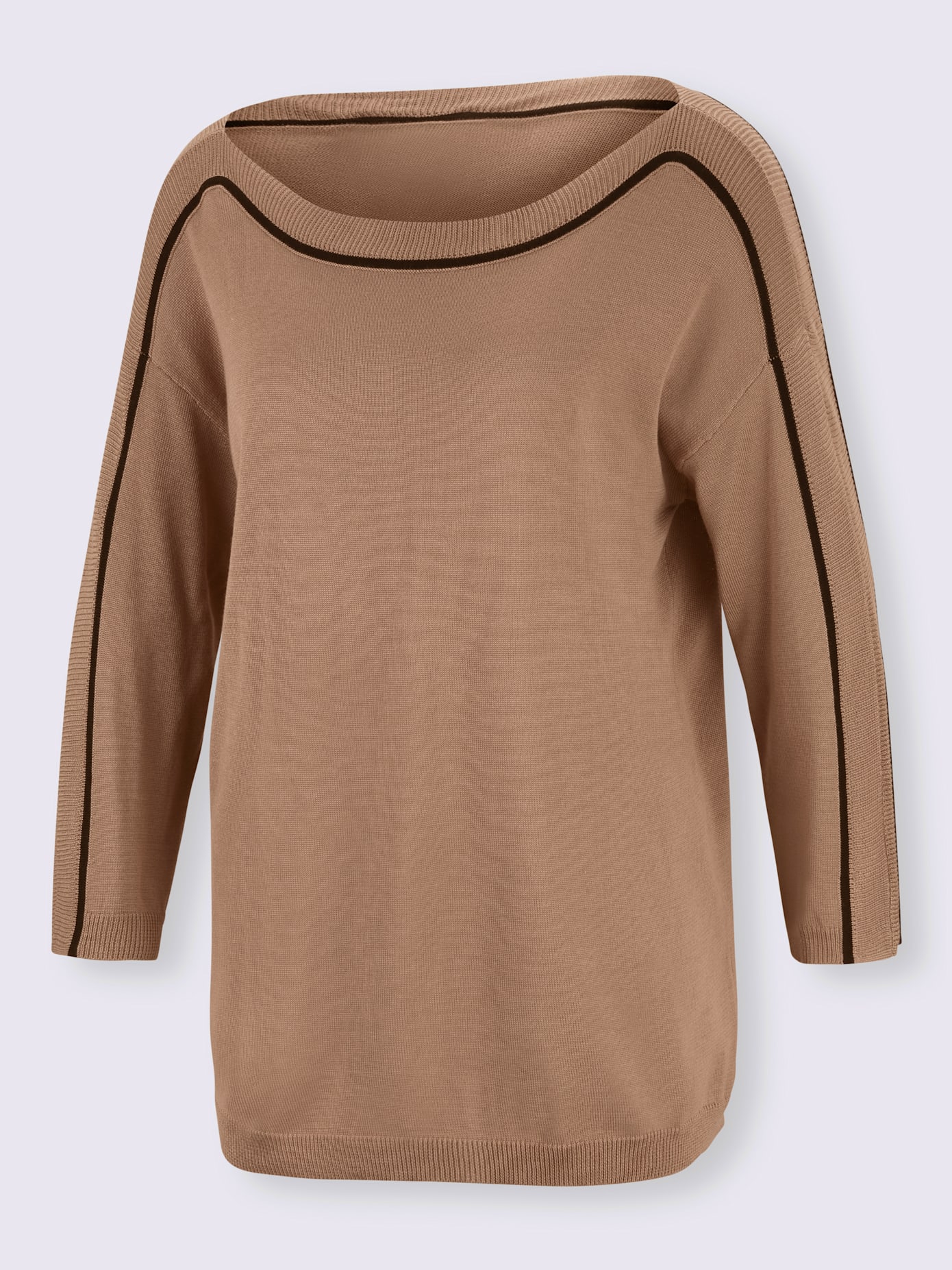 Pull encolure en u discrète