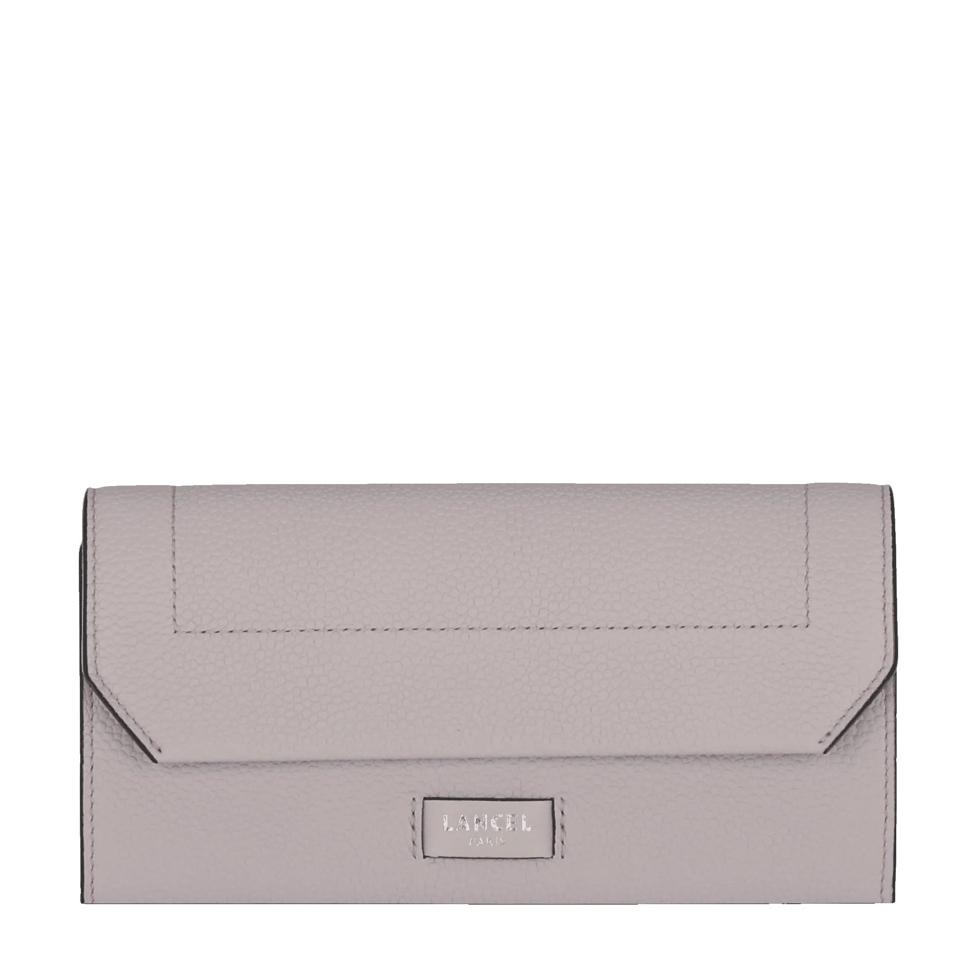 Portefeuille slim rabat Ninon de Lancel-Gris Mauve
