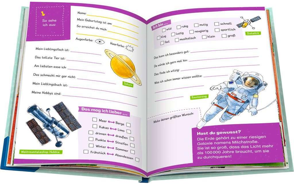 Kinder-Sachbuch WWW Meine SchulfreundeFreundebuch mit Sachwissen