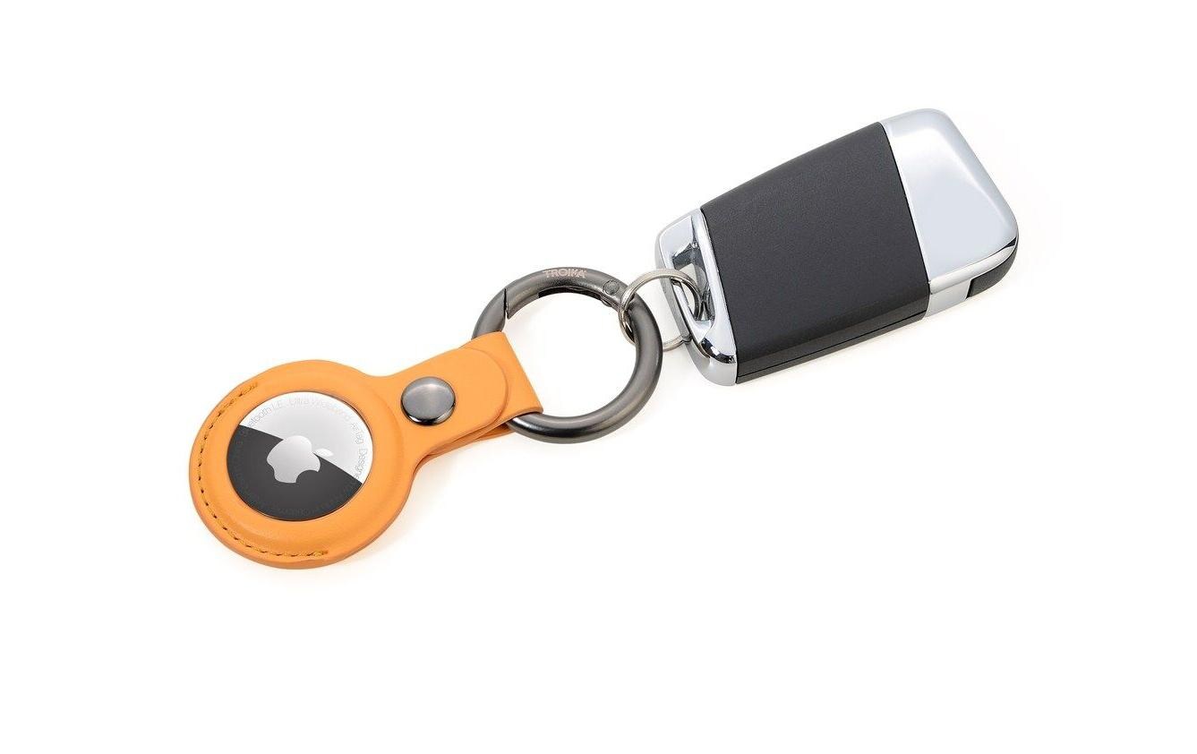 Schlüsselanhänger AirTag Cover GelbSchutzhülle für Apple Air Tag Ortungsknopf