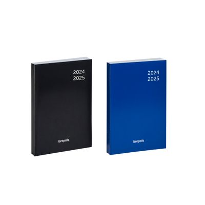 Agenda Classic - 1 jour par page - 11,6 x 16,9 cm - 2 couleurs disponibles - Brepols