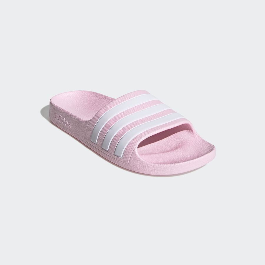 adidas Originals Claquettes adilette Aqua - Rose/Blanc Enfant