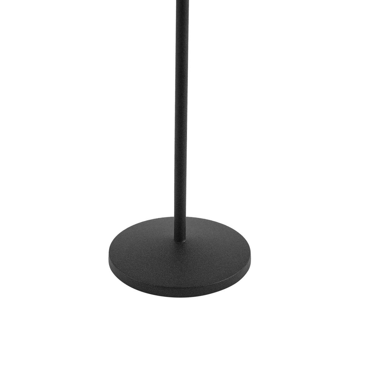 Tafellamp zwart incl. LED oplaadbaar met laadstation IP65 - Raika