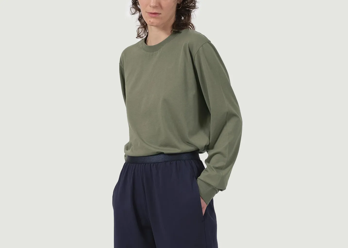 T-shirt Manches Longues Sagace Talc Paris