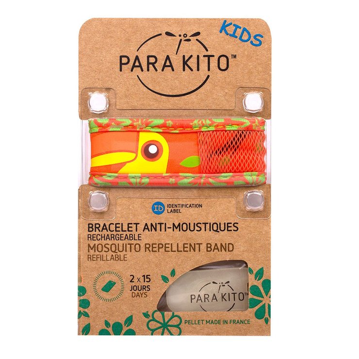 Bracelet anti-moustique rechargeable Kids Toucan