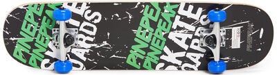 Pinepeak Skateboard, Svart/Grønn