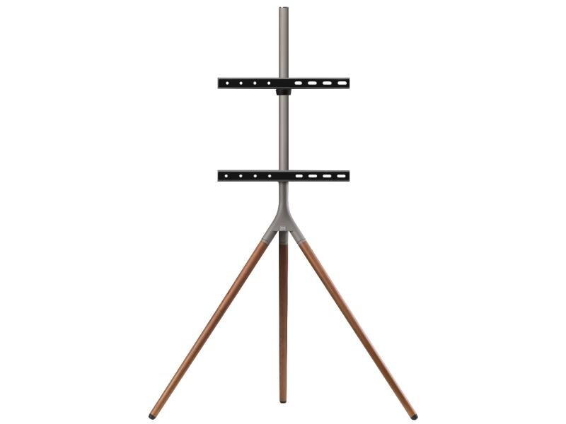 One For All Staffelei Tripod WM7471 Walnuss Universal TV-Stativ Walnuss, bis VESA 400 x 400, TV 32-65