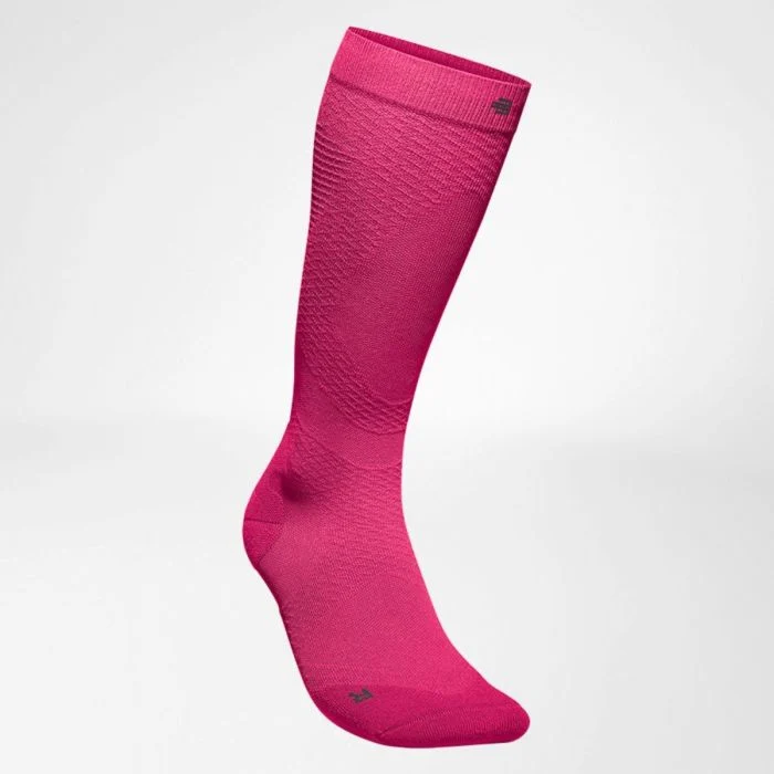 Bauerfeind Herre Strømper Ultralight Compression Socks High Cut Pink
