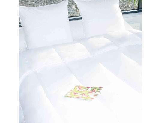 SOMEO - Couette spéciale été anti-transpiration blanc 260 x 240
