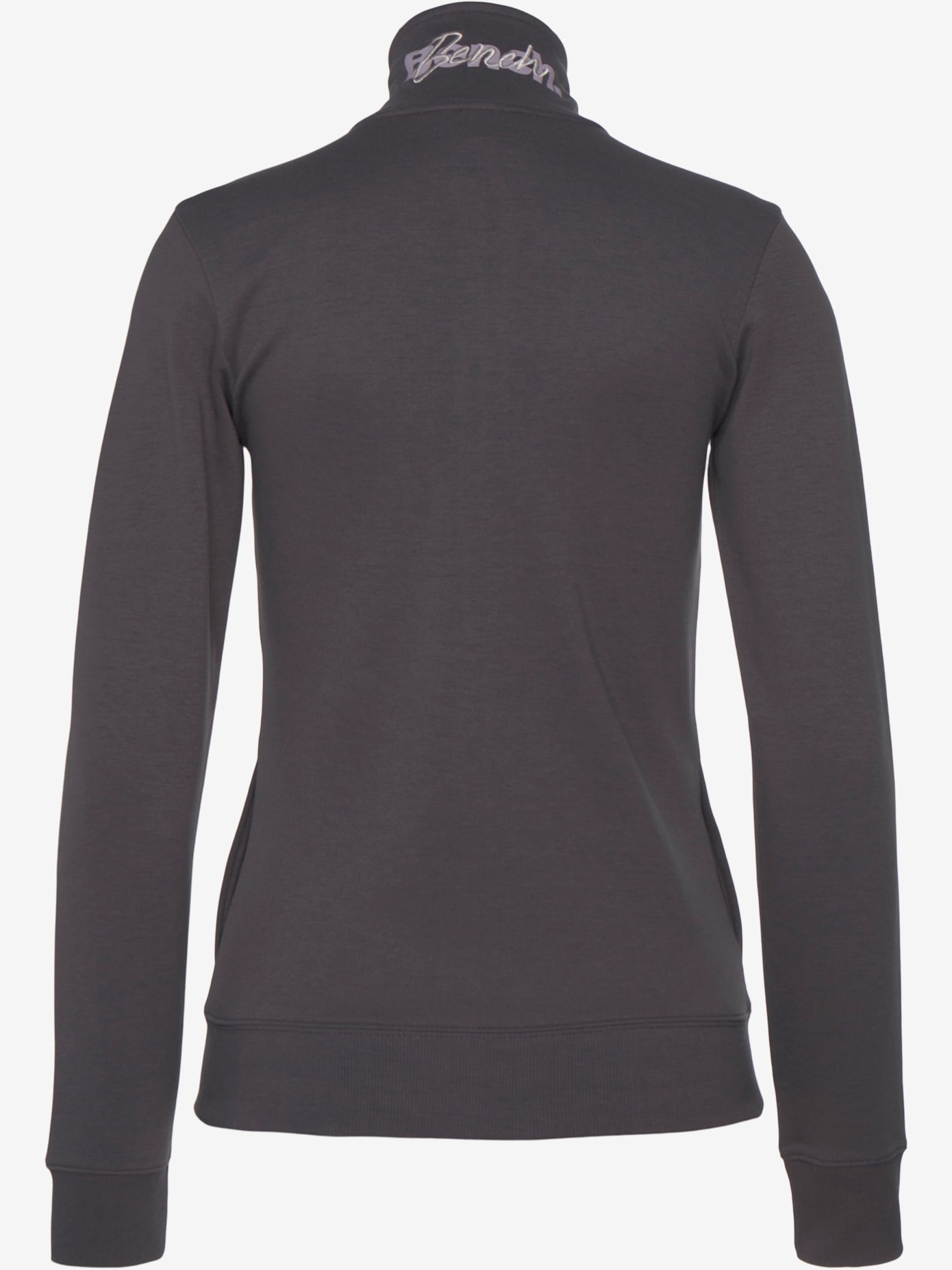 Veste sweat basique, logo imprimé et broderie