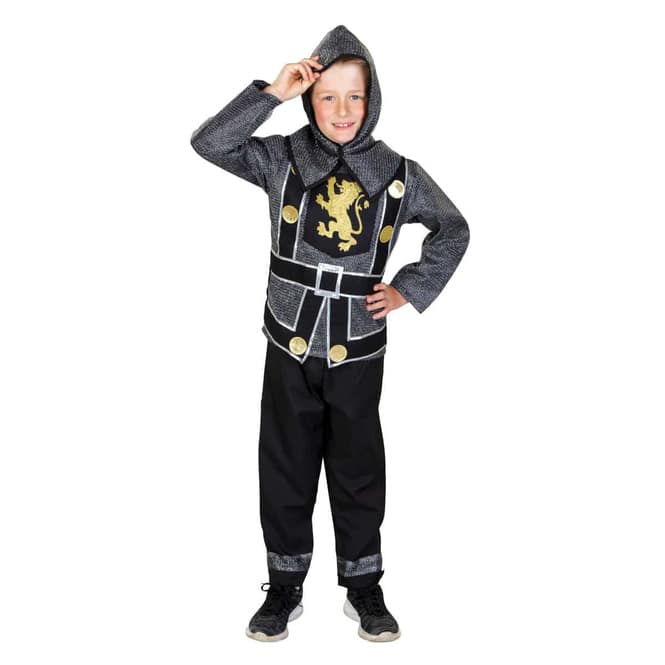 Kostüm - Schwarzer Ritter - für Kinder - 3-teilig - verschiedene Größen