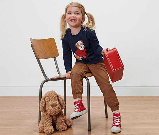 Kinder-Pull-on-Pants – Fit »Ella«, braun