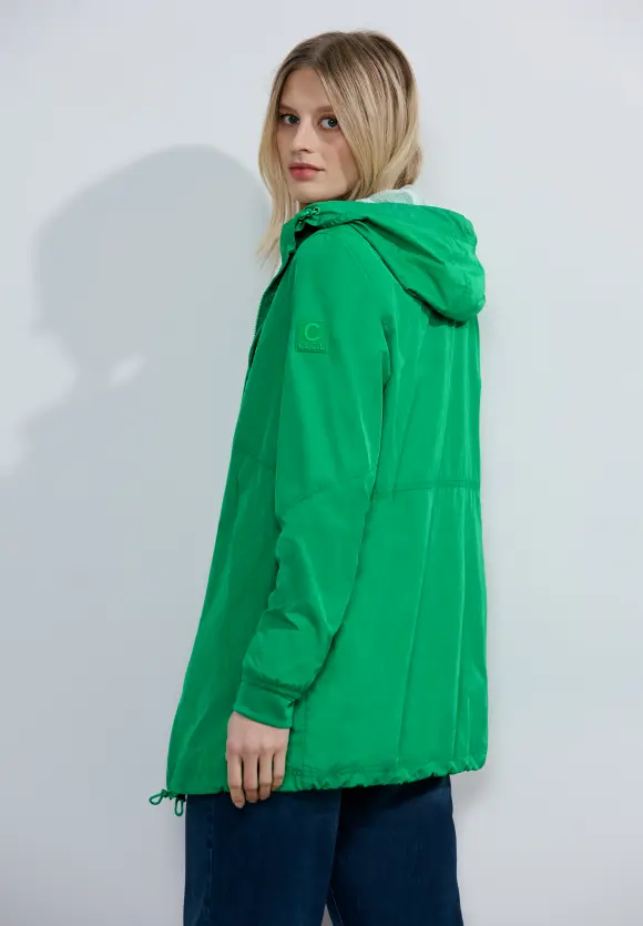 Langer Windbreaker - grass green