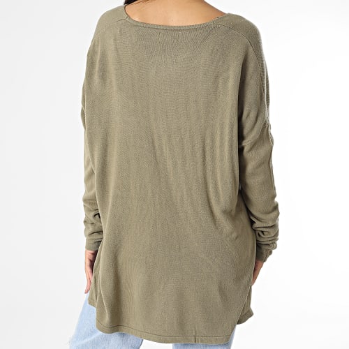 Pull Femme Amalia Vert Kaki