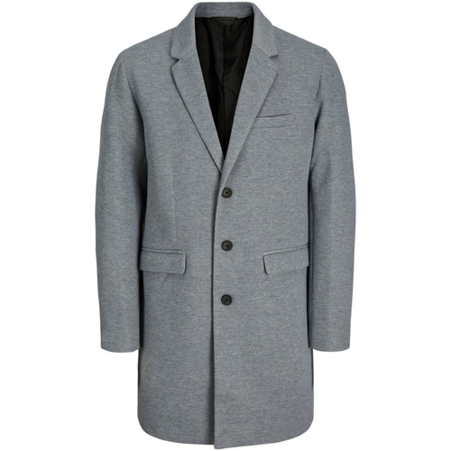 Jack & Jones - 12212207 JJEKNITTED MARCO COAT LIGHT GREY Gris