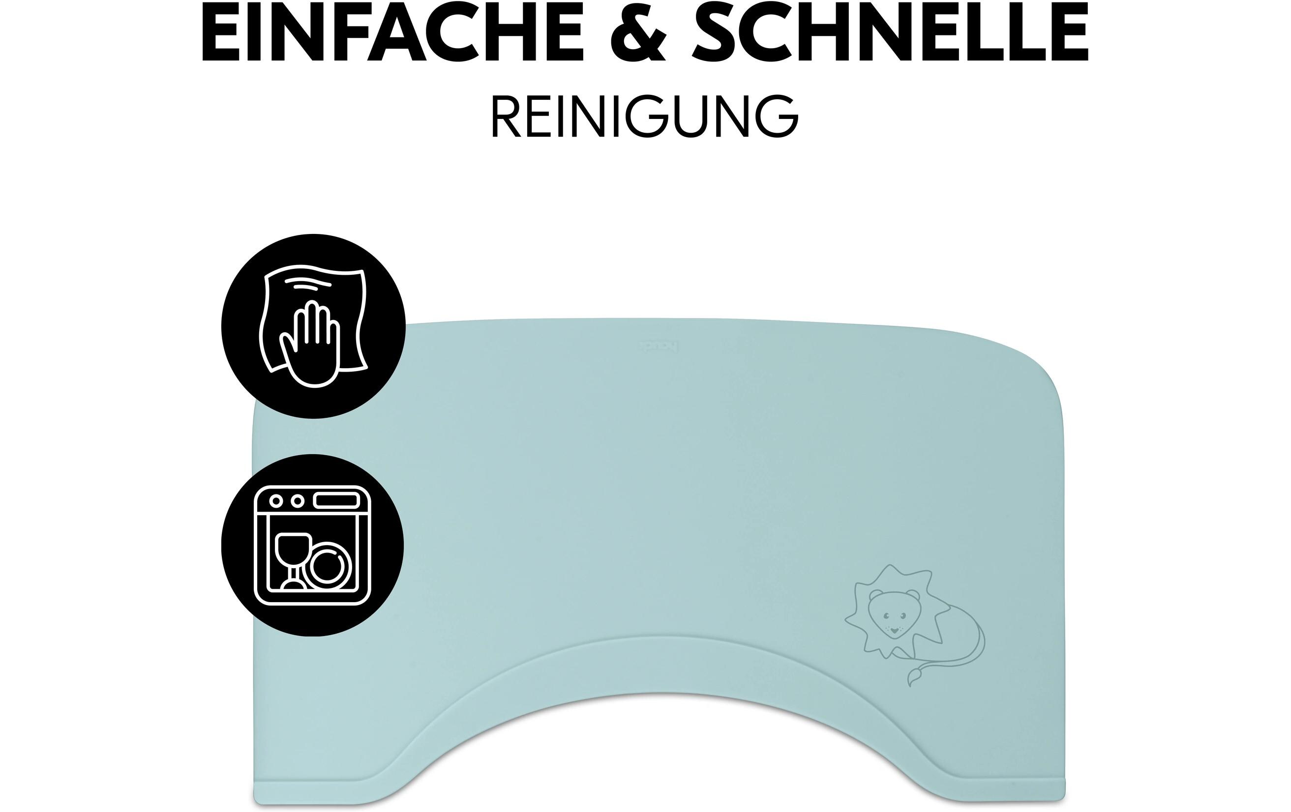 Essbrett-Matte Alpha Wooden Lion MintPlatzdeckchen für Hauck Hochstuhl-Holzessbrett