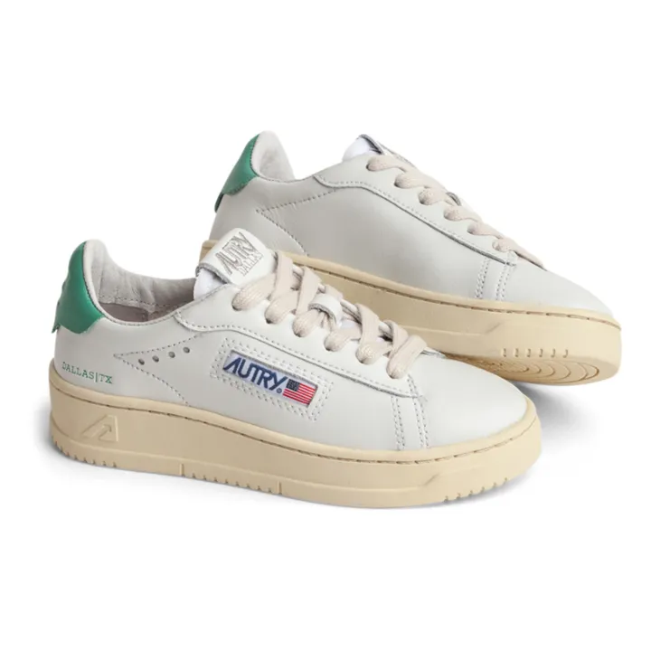 Autry Baskets Kids Medalist Low Cuir | Vert
