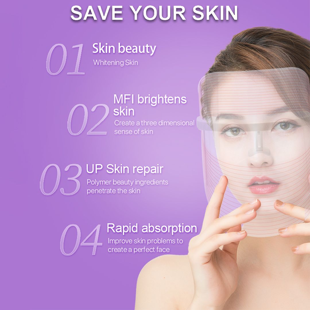 Erth skin london 3-Farben-LED-Maske